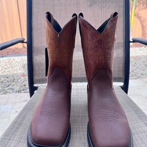 J.B. Dillon Rich Brown Cowboy Boots